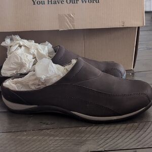 Coffee Colored L.L.Bean Slip On Shoes. Woman's